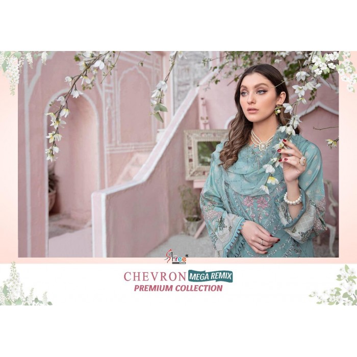 Shree Fabs Chevron Megha Remix Pakistani Salwar Suits